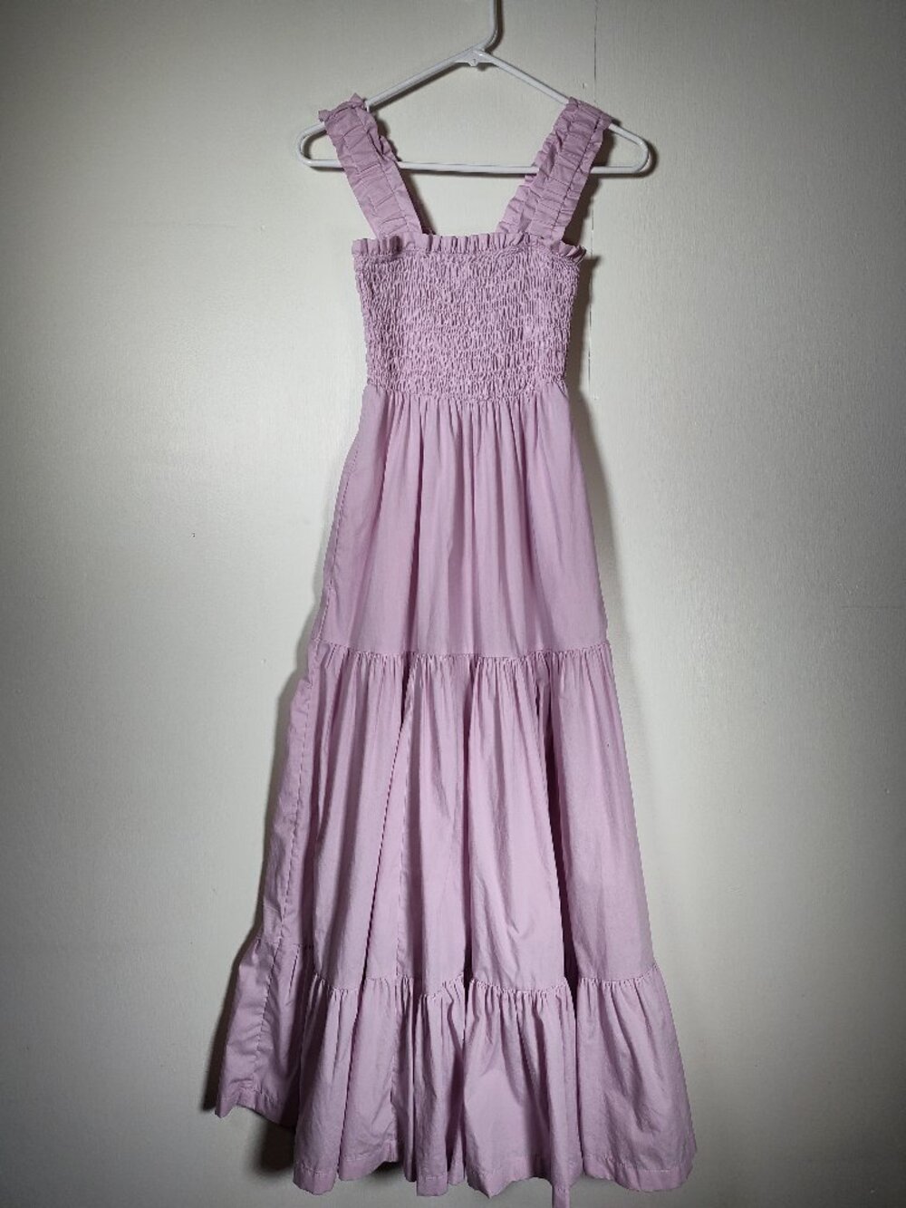 Abercrombie & Fitch Lavender Smocked Bodice Easy Maxi Dress XSP - Picture 5 of 7